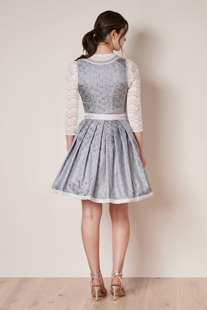 Kruger Joselin Mini Dirndl, Grey — 50cm 2pc Set