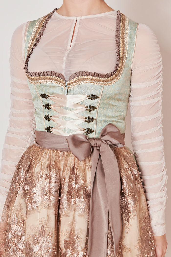 Kruger Mareike Mini Dirndl, Green — 50cm 2pc Set
