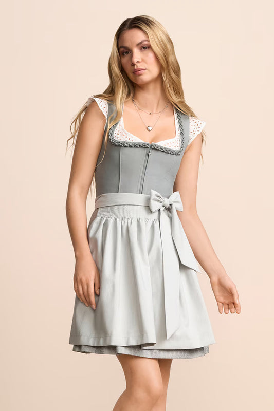 Kruger Rilina Mini Dirndl, Grey — 50cm 2pc Set