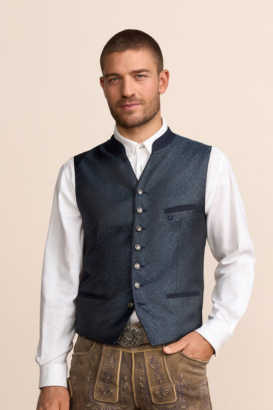 Kruger Traditional Vest "Christof" Blue