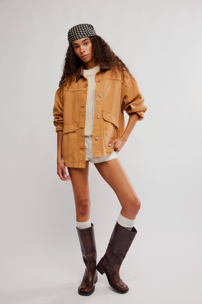 Lemon Denim Jacket - Meerkat