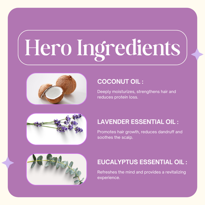 Lilac Shampoo Bar for Dull and Damaged Hair