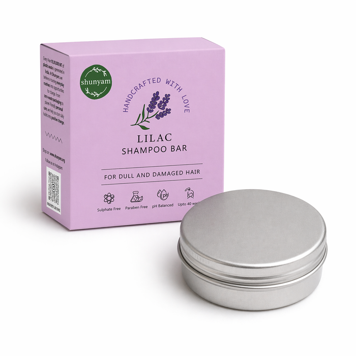 Lilac Shampoo Bar for Dull and Damaged Hair