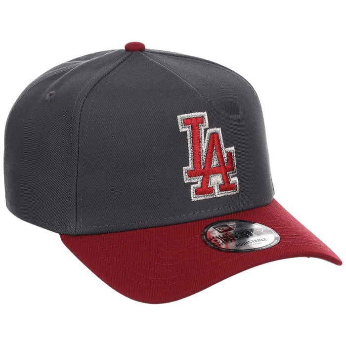 Los Angeles Dodgers MLB Graphite x Cardinal FASHION CORE New Era 9FORTY A-Frame