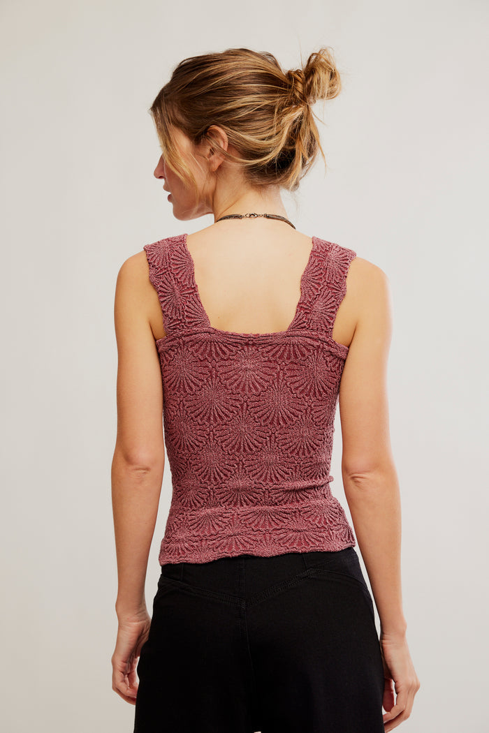 Love Letter Cami- Pomegrate