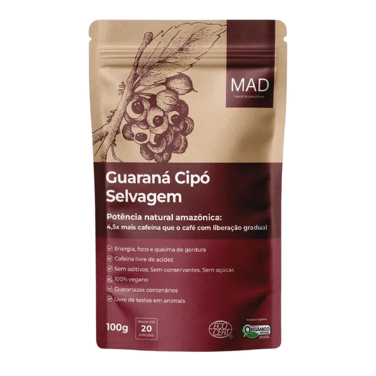 MAD | Guarana Cipó Orgânico (100 gramas)
