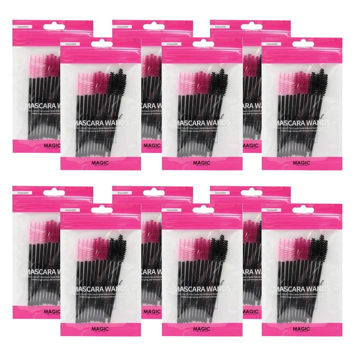 Magic Collection Classic Spiral Disposable Mascara Wands & Brow Spoolies