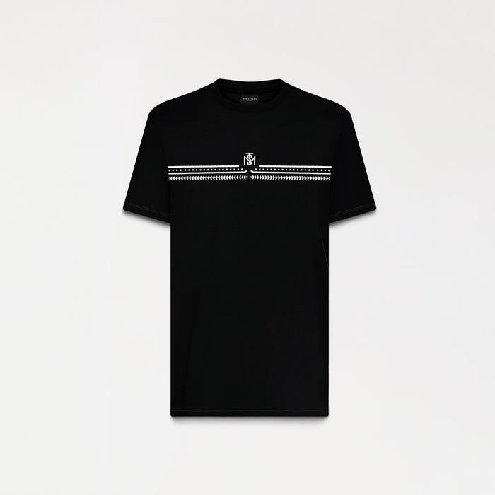 MANSARO T-SHIRT MEN BLACK