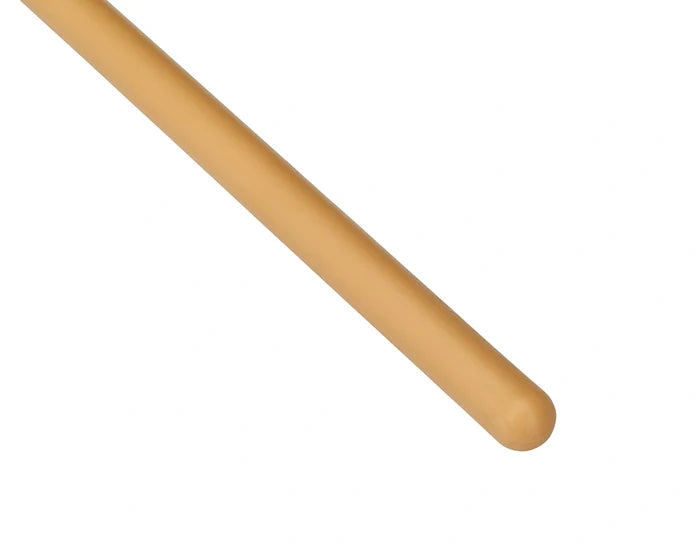 Wooden Matfer Kitchen Spoon shown on white silo background.