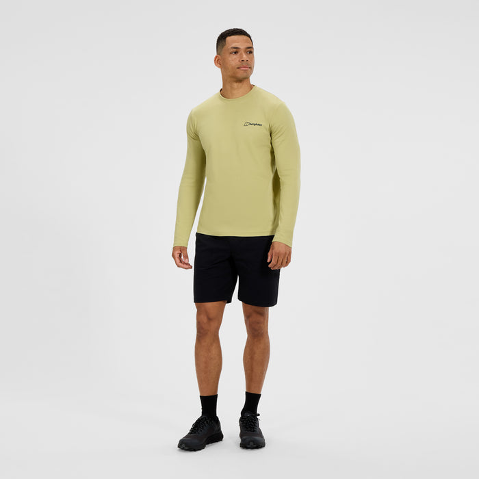Men's Berghaus Center Logo Tee - Natural