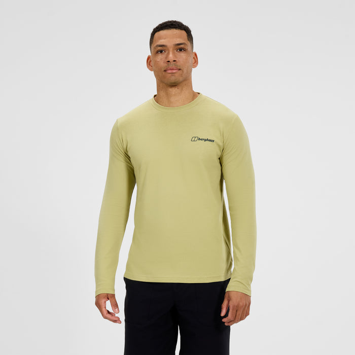 Men's Berghaus Center Logo Tee - Natural