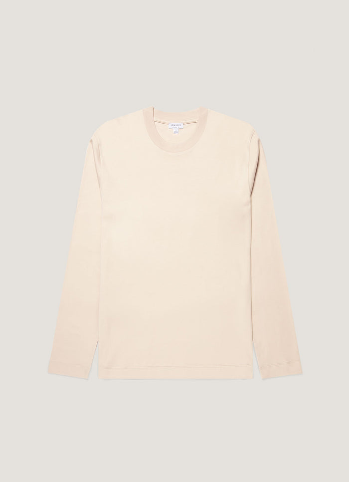 Men's Long Sleeve Heavyweight T-shirt in Swansdown