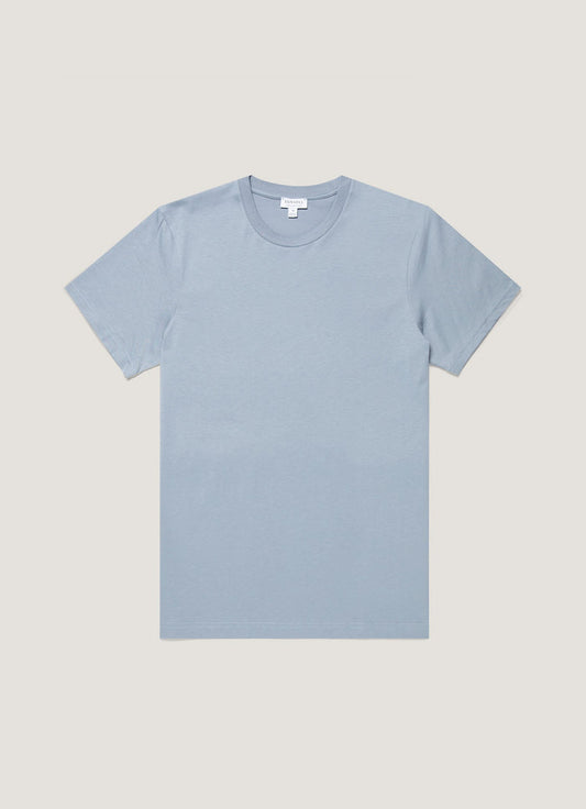 Men's Riviera Midweight T-shirt in Powder Blue