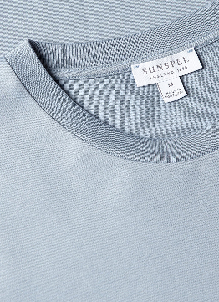 Men's Riviera Midweight T-shirt in Powder Blue