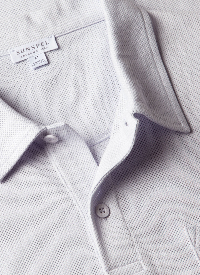 Men's Riviera Polo Shirt in Light Blue