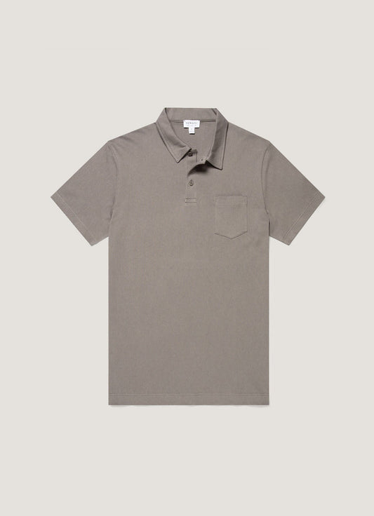 Men's Riviera Polo Shirt in Smoke