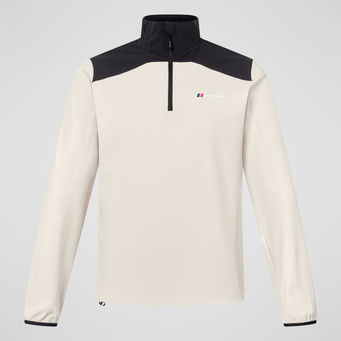 Men's Terrain Trek Half Zip Jacket - Grey/Black