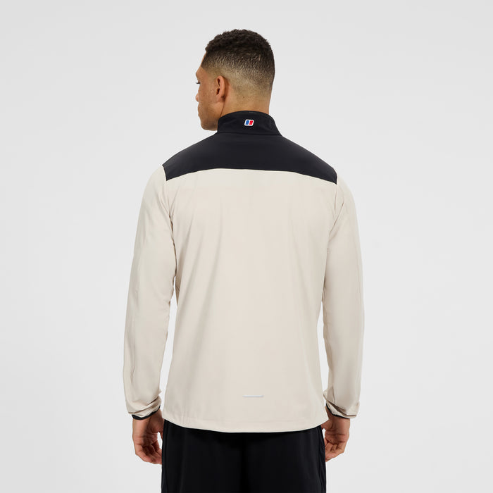 Men's Terrain Trek Half Zip Jacket - Grey/Black