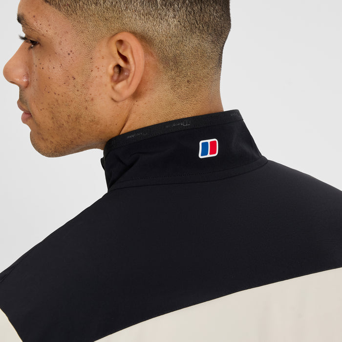 Men's Terrain Trek Half Zip Jacket - Grey/Black