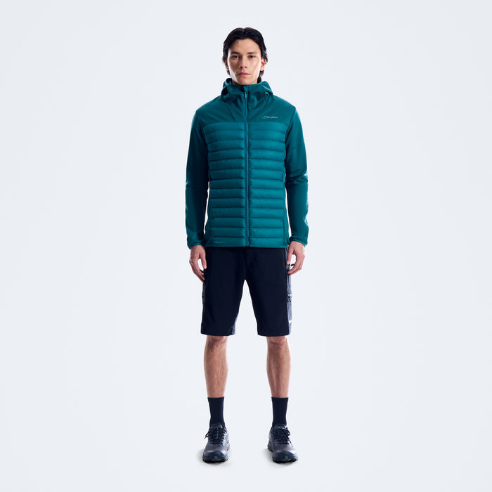 Men's Vaskye Hybrid Hooded Insulated Jacket - Blue