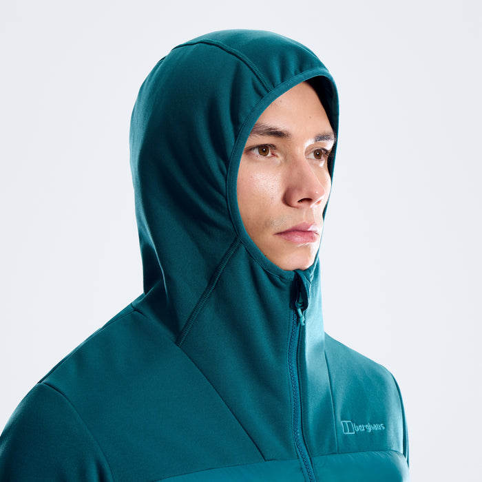 Men's Vaskye Hybrid Hooded Insulated Jacket - Blue