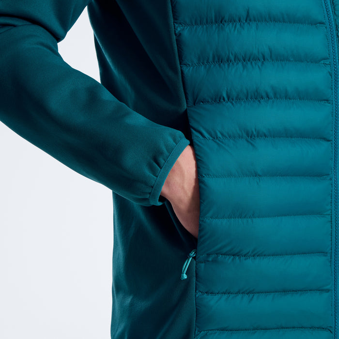 Men's Vaskye Hybrid Hooded Insulated Jacket - Blue