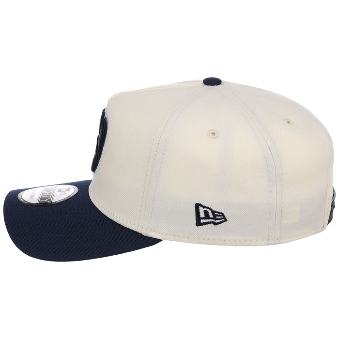 Milwaukee Brewers MLB Chrome x Navy FASHION CORE New Era 9FORTY A-Frame