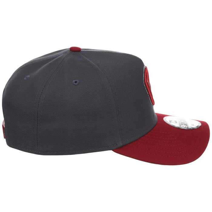 Milwaukee Brewers MLB Graphite x Cardinal FASHION CORE New Era 9FORTY A-Frame