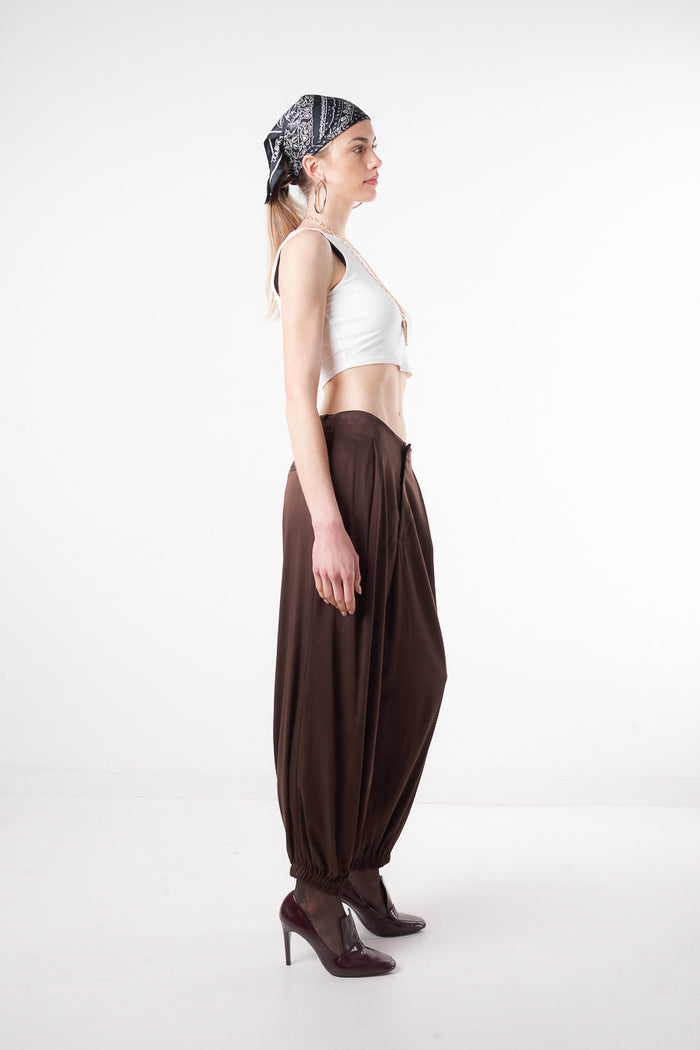 Minimal tailored ankle jogger trousers wholesale