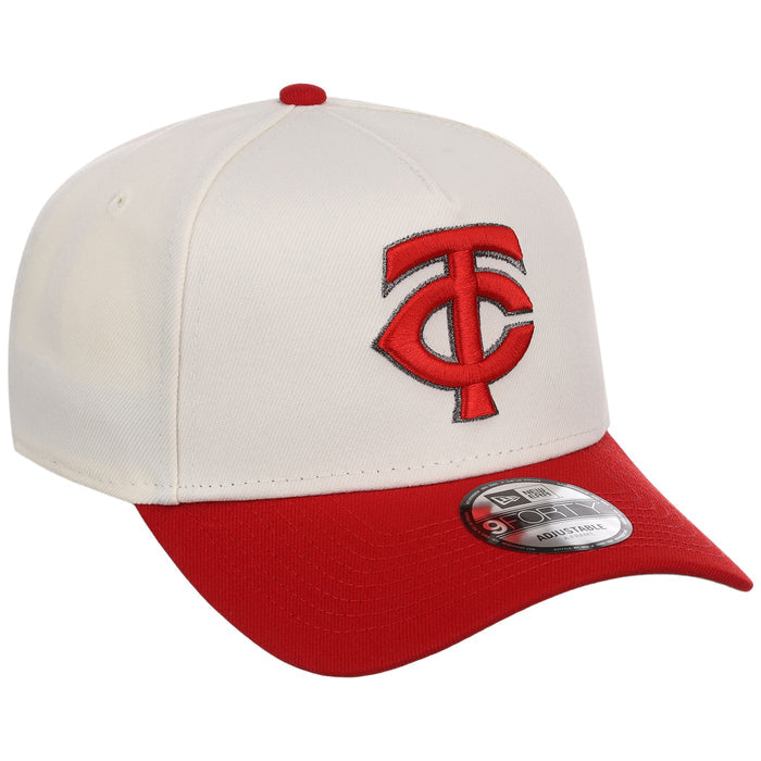 Minnesota Twins MLB Chrome x Red FASHION CORE New Era 9FORTY A-Frame
