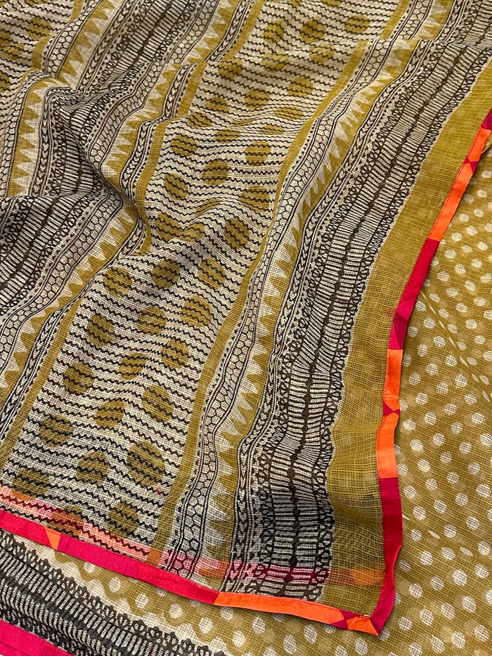 Mishrita Amber Polka Kota Saree