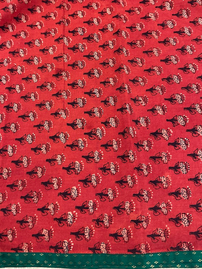 Mishrita Terracotta Mosaic Kota Saree