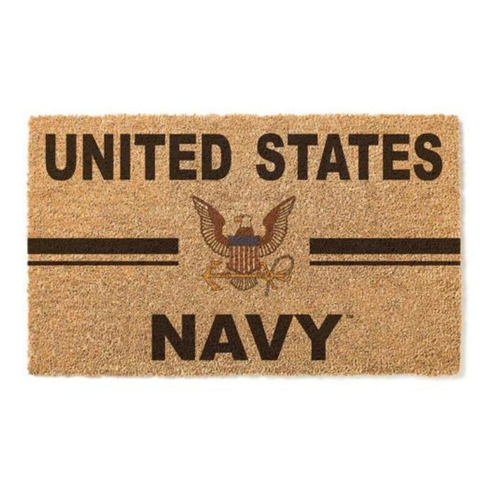 Navy Eagle Stripe Doormat*