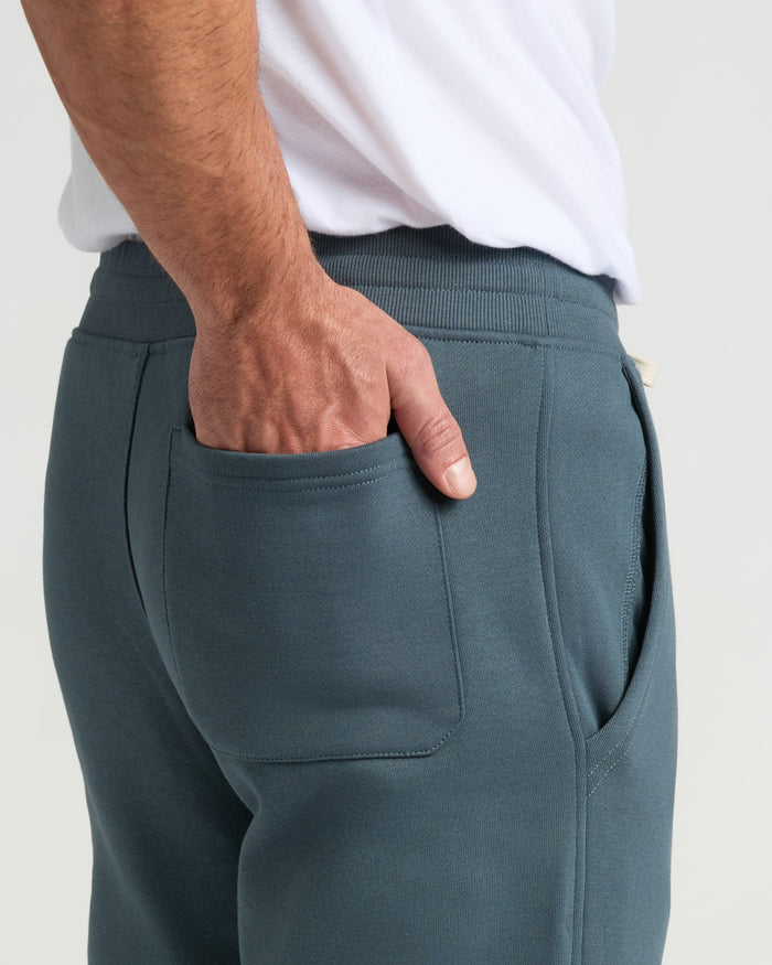 Neptune Fleece French Terry Joggers with back patch pocket detail.