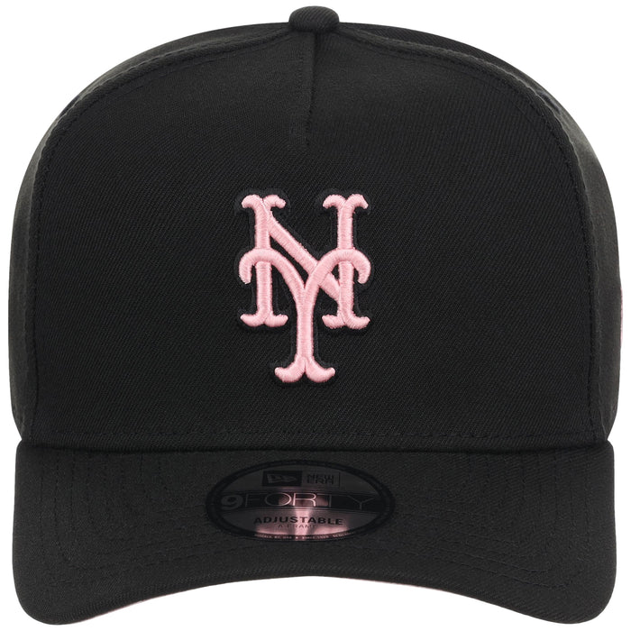 New York Mets MLB Black x Pink FASHION CORE New Era 9FORTY A-Frame