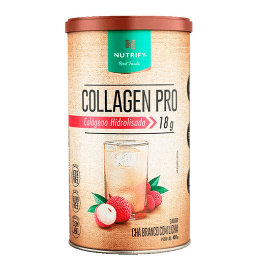 NUTRIFY | Collagen Pro Sabor Chá Branco com Lichia (450 gramas)