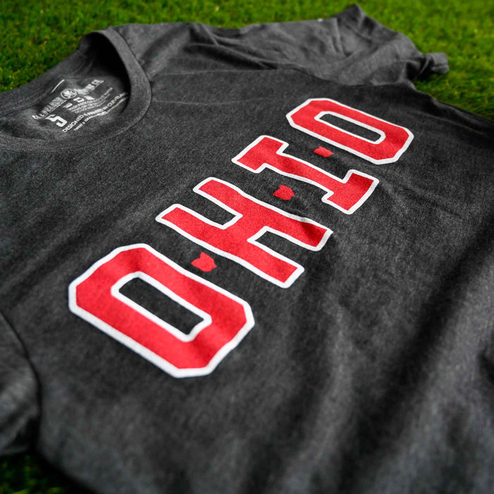O-H-I-O Block Ohio - MENS/Unisex Crew T-Shirt