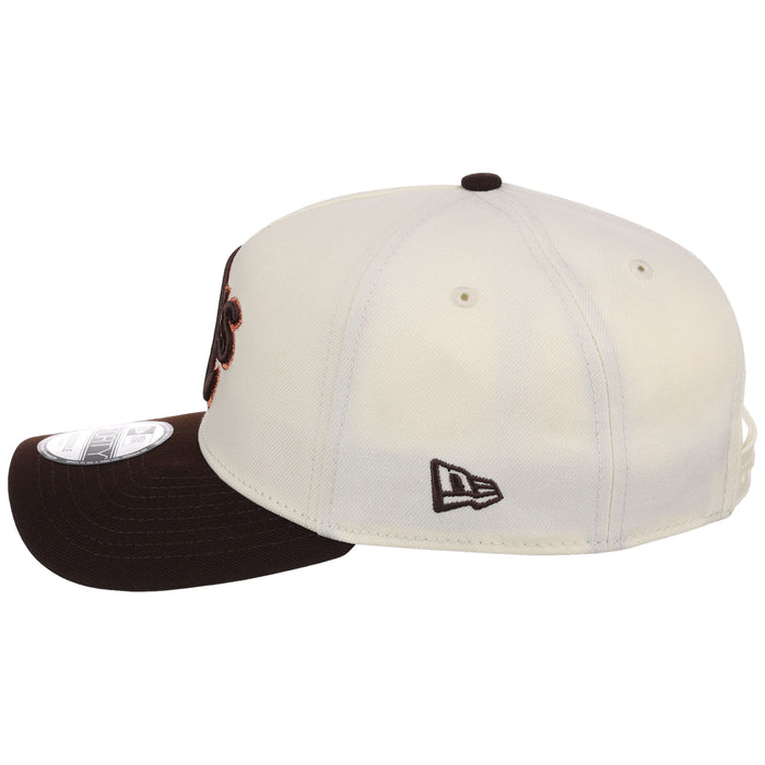 Oakland Athletics MLB Chrome x Burnt Wood FASHION CORE New Era 9FORTY A-Frame