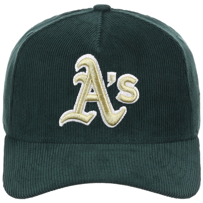 Oakland Athletics MLB Dark Green Cord FASHION CORE New Era 9FORTY A-Frame