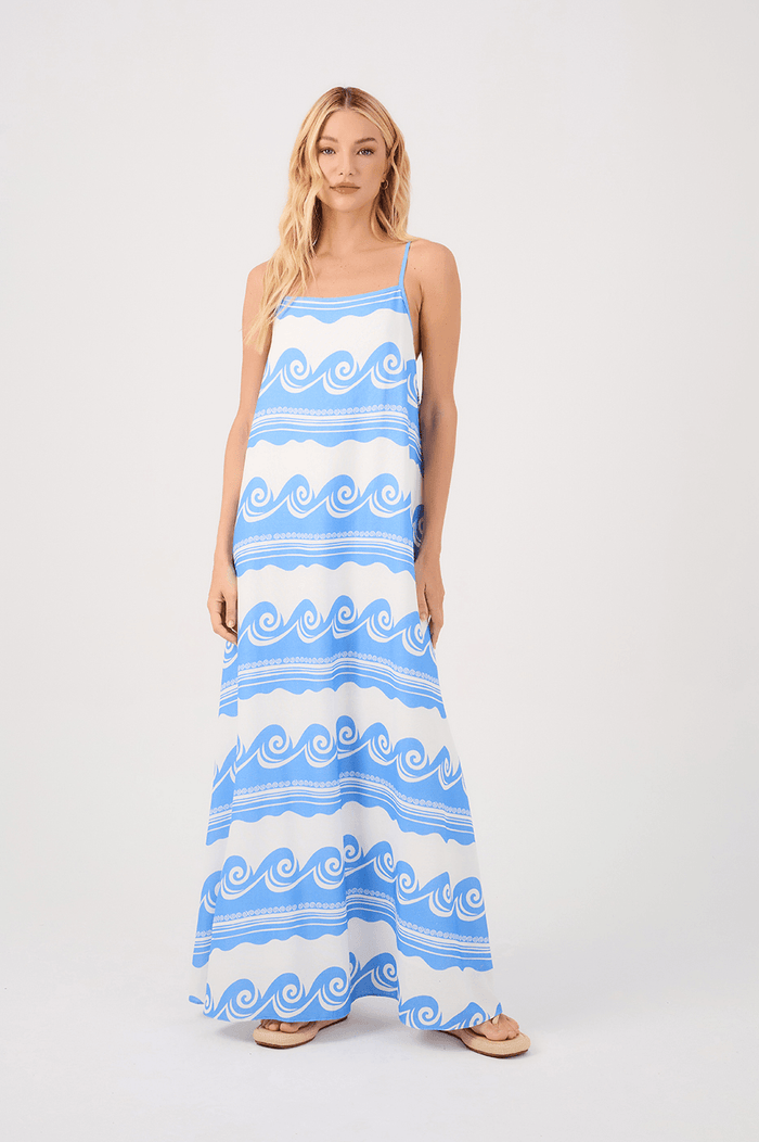 Ocean Print Maxi Dress_2