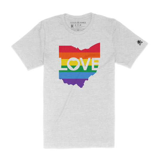 Ohio Love Pride - Mens/Unisex Crew T-Shirt
