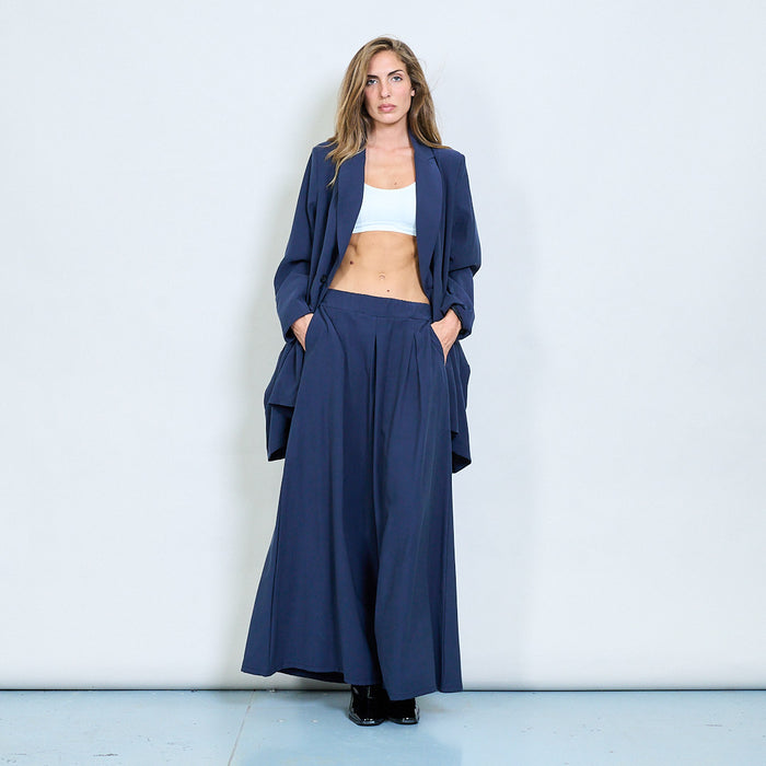 Oversized asymmetrical double-breasted blazer wholesale