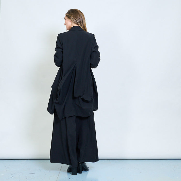 Oversized asymmetrical double-breasted blazer wholesale