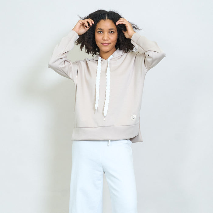 Oversized hoodie with contrast drawstring wholesale