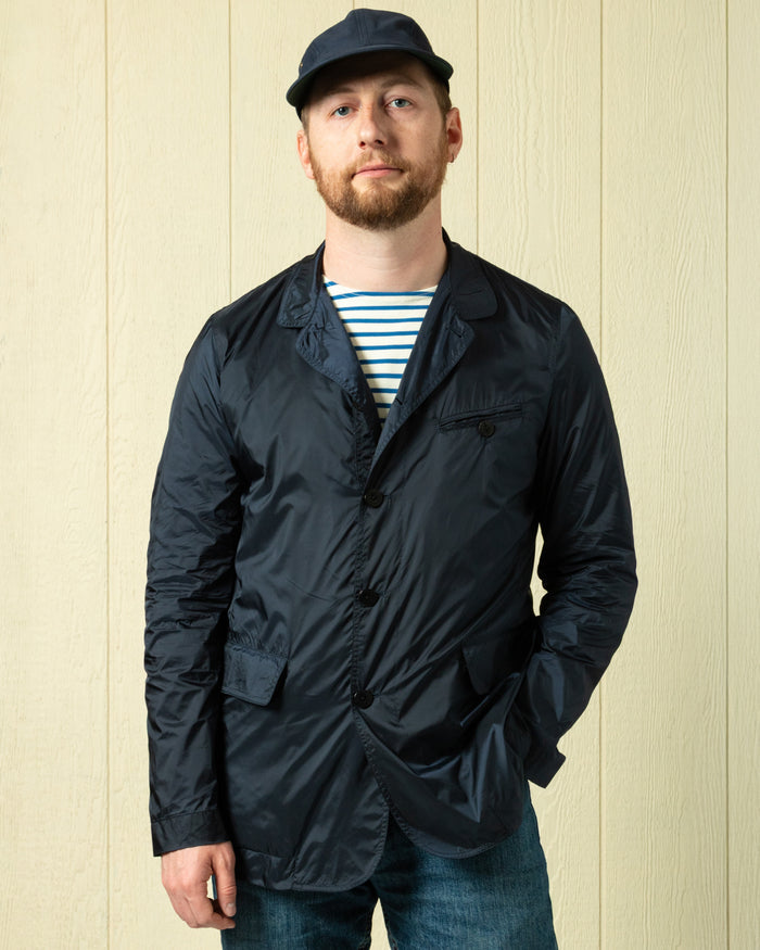 Packable Lorimer Jacket in Navy Nylon