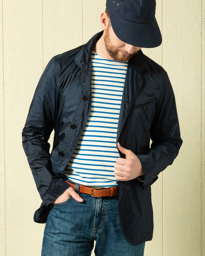 Packable Lorimer Jacket in Navy Nylon