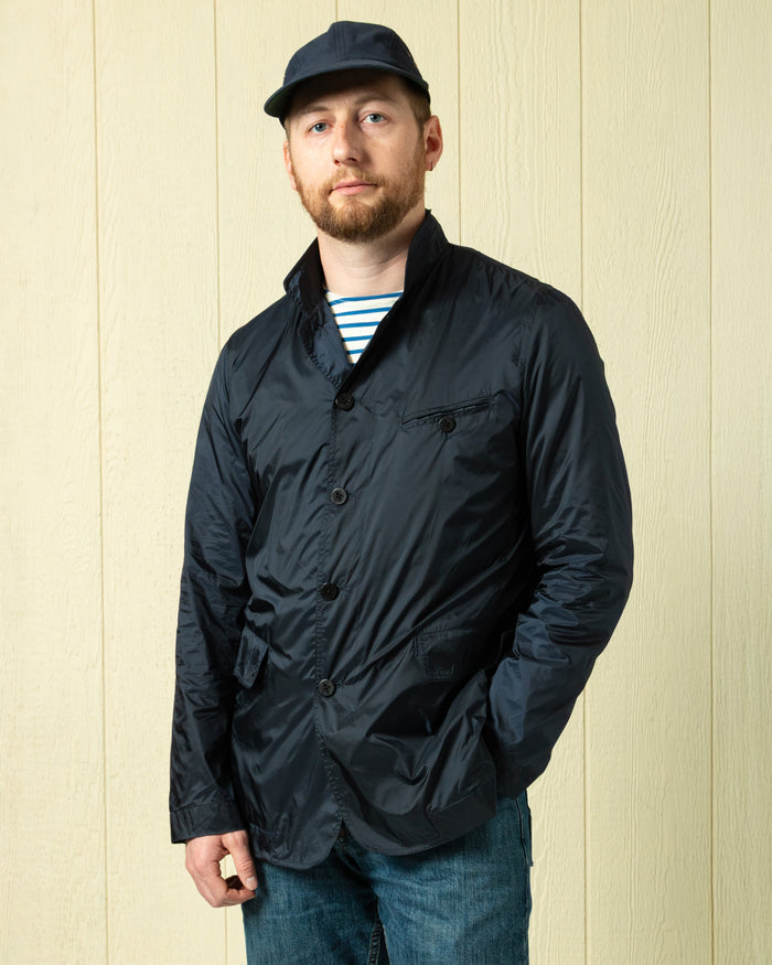 Packable Lorimer Jacket in Navy Nylon