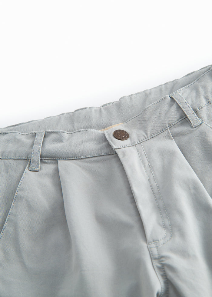 Blue chino pants for children with pockets
