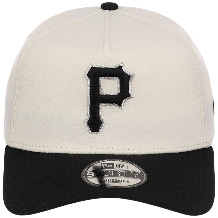 Pittsburgh Pirates MLB Chrome x Black FASHION CORE New Era 9FORTY A-Frame