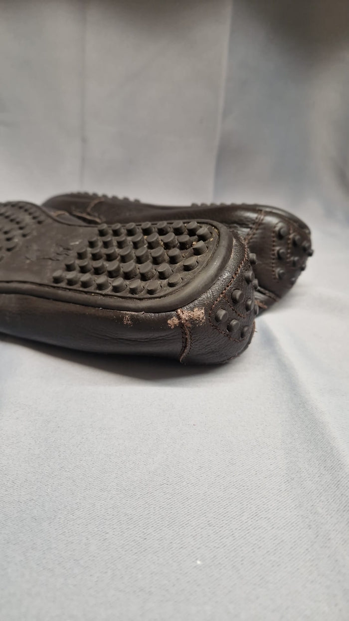 Polo Ralph Lauren Men’s Vintage Brown Leather Moccasins UK 9 EU 43